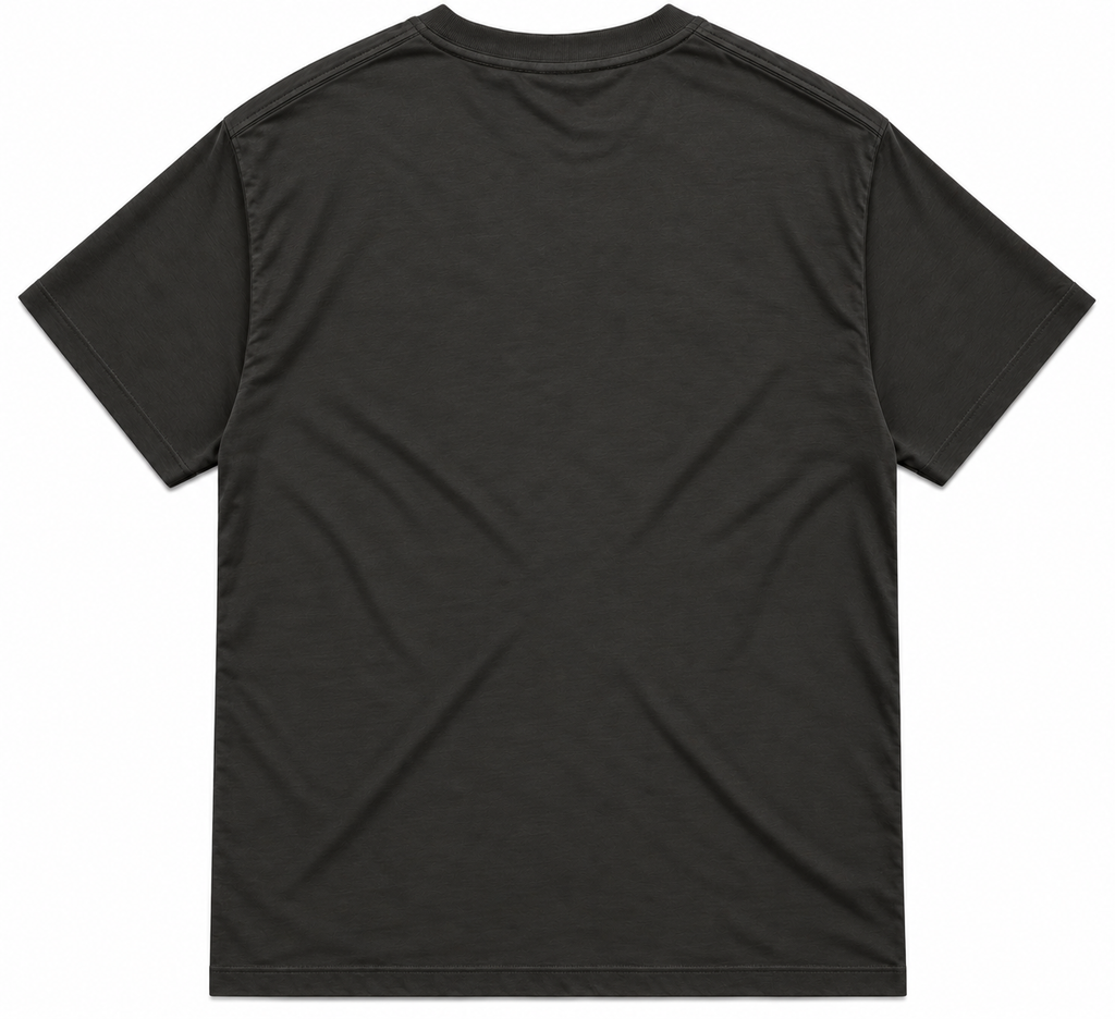 Back view of Cornerstone Heavyweight Men’s tee; blank, in 280 gsm cotton